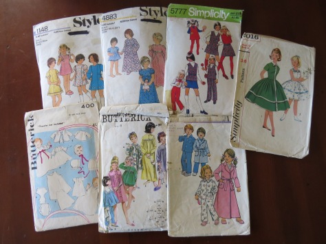 Old sewing patterns for kids